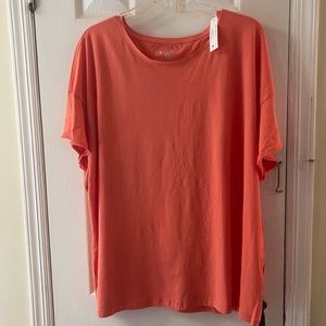 Orange TerraSky Crew Tee.